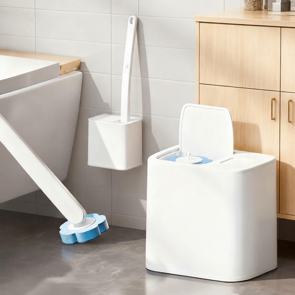 PureBowl™ Disposable Toilet Brush Set